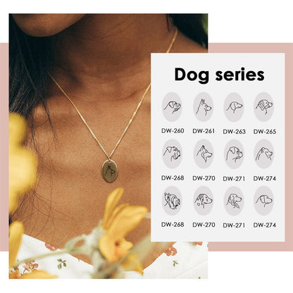 Simple Accessories Supply Lettering Oval Stainless Steel Necklace Jewelry Gym From House