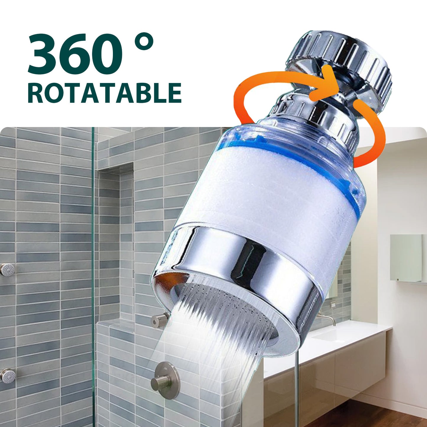 360 Degree Rotating Faucet Filter Water Purifier Faucet Filter Kitchen DealSniper.net