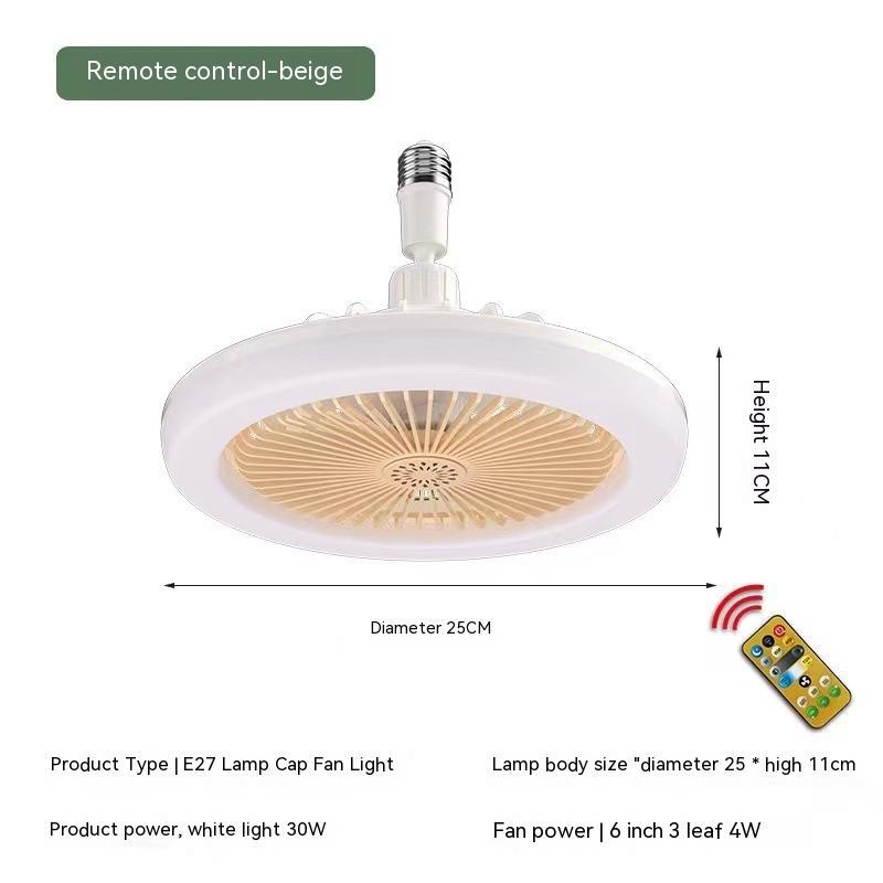 Remote Control E27 Screw Adjustable Light Aromatherapy Home Decor dealsniper-net Remote Control Fan Yellow 30W Universal Lamp Holder