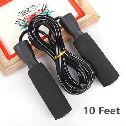 Gym Aerobic Exercise Boxing Skipping Jump Rope Adjustable Bearing Rope Sports DealSniper.net