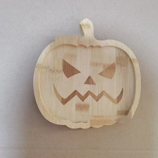 New Halloween Pumpkin Plate Ghost Tray Kitchen DealSniper.net Pumpkin