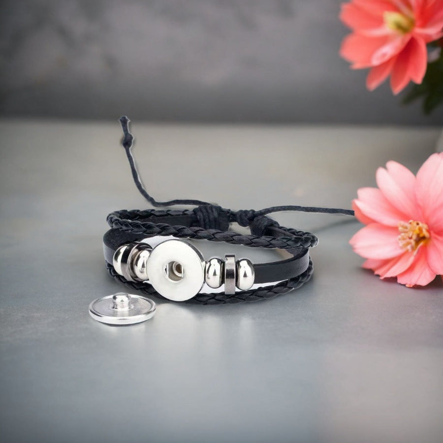 Twelve Constellation Luminous Holographic Bracelet Multi-layer Woven Jewelry Gym From House