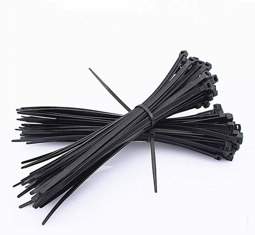 100 Cable Zip Ties 12 Inch Long Cable Ties Super Strong Nylon Cord Wrap Black Vehicle dealsniper-net