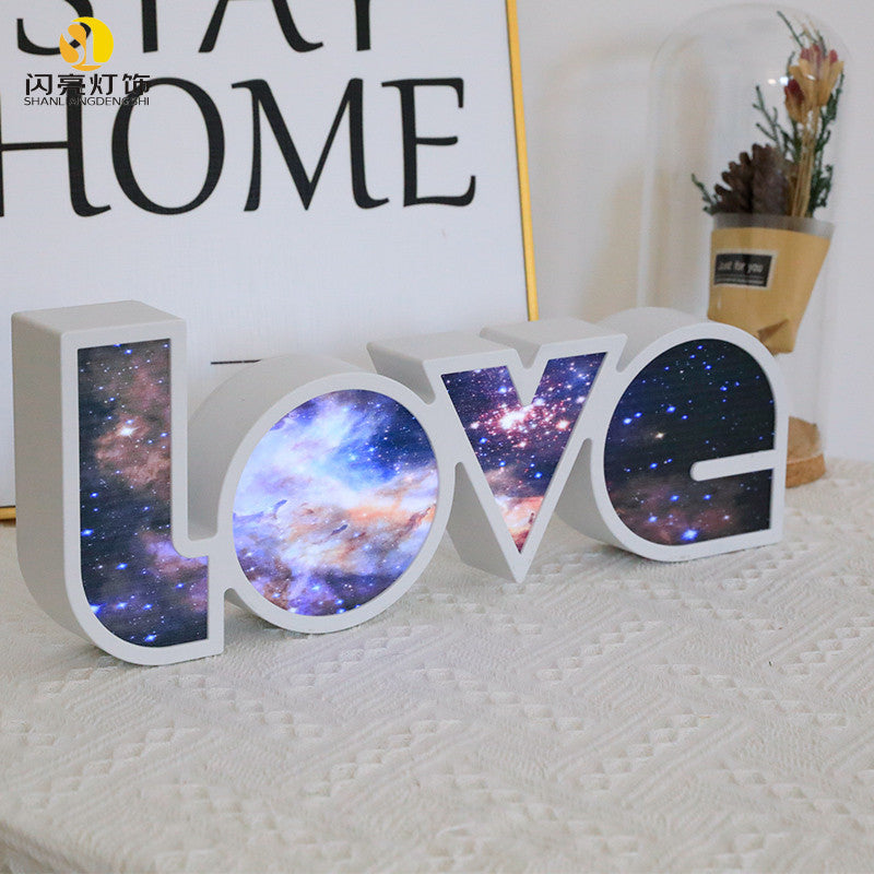 Valentines Day Decor LED LOVE Light Valentines Day Gift For Girlfriend