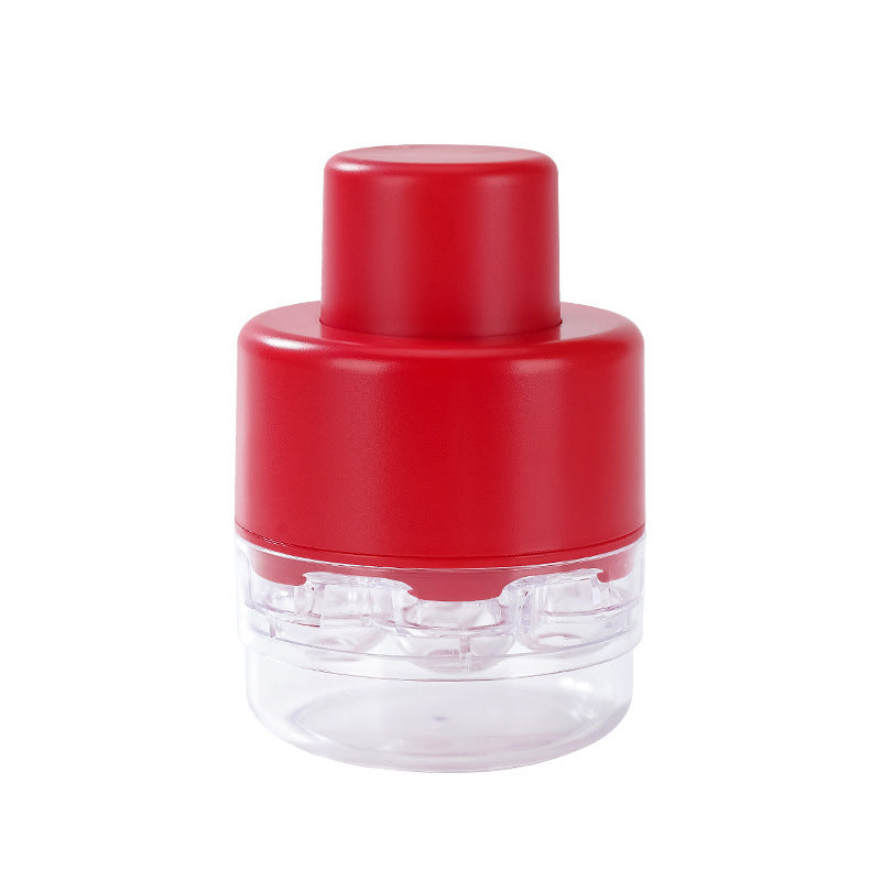 7-hole Press Cherry Pitter Fruit Seed Remover Tool Kitchen DealSniper.net Red