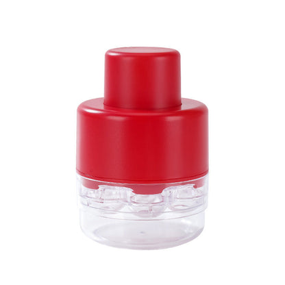 7-hole Press Cherry Pitter Fruit Seed Remover Tool Kitchen DealSniper.net Red