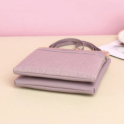 Lock Shoulder Bags Women Alligator Crossbody Phone Bag Women DealSniper.net