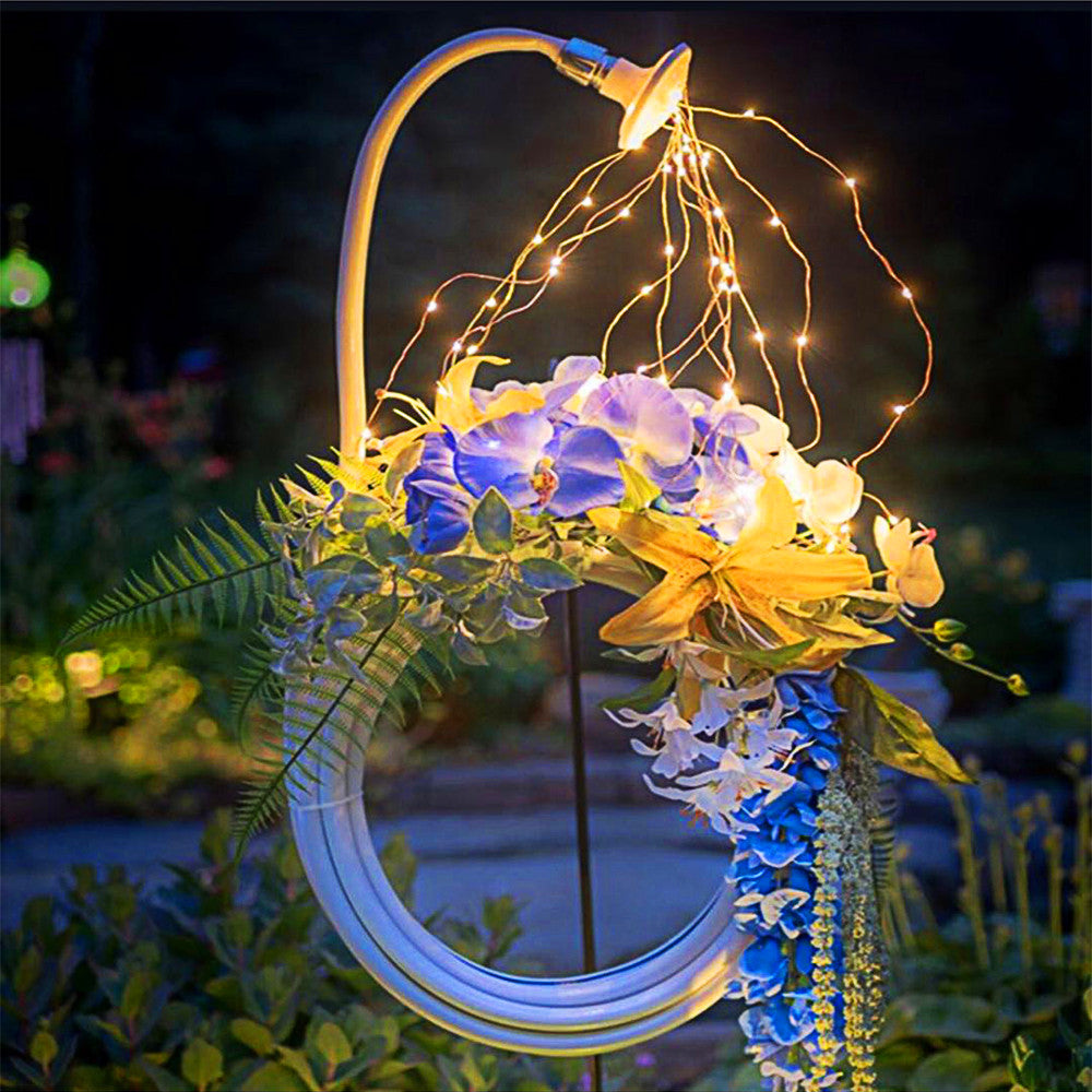 LED Vines Light Solar Fairy String Light Outdoor Garden DealSniper.net