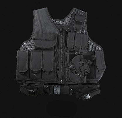 Outdoor Adventure Equipment Camouflage Tactical Vest Amphibious Field Adventure Vest Men dealsniper-net