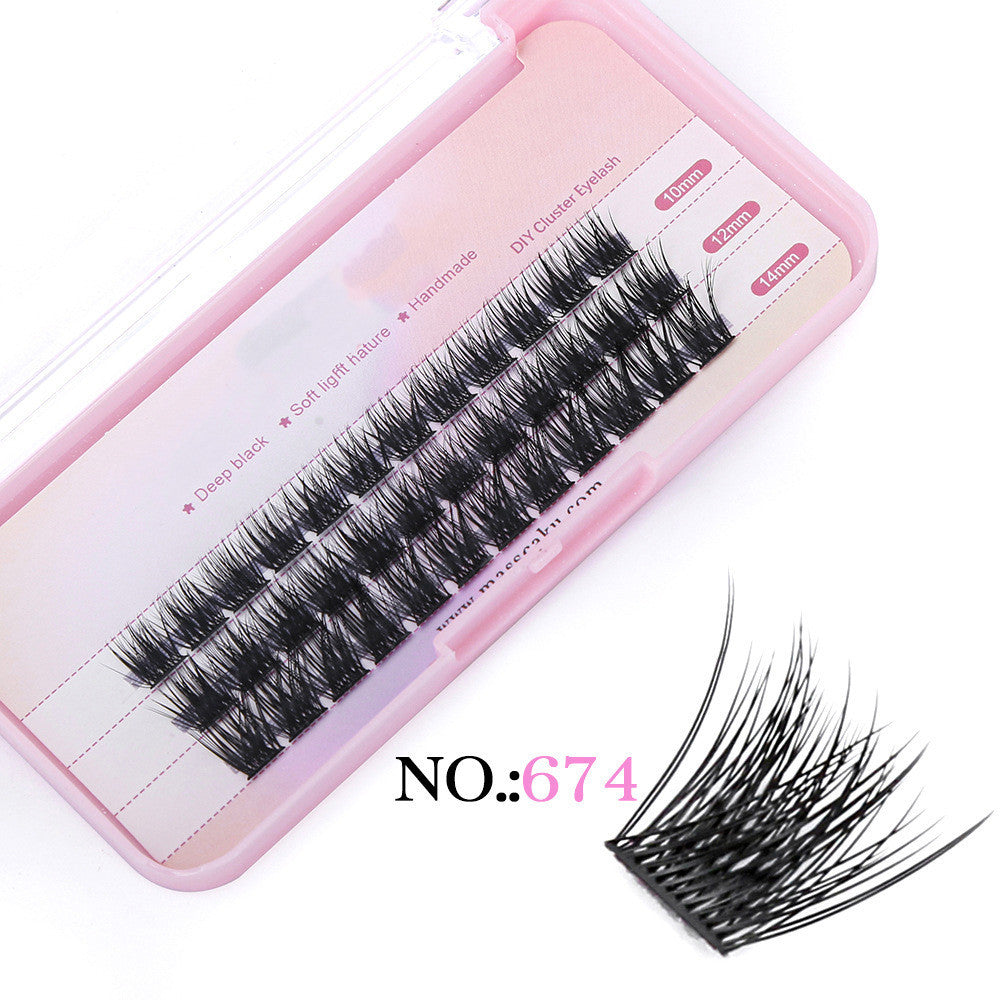 Fashion Personality Self Grafting Section Eyelashes Beauty dealsniper-net 674Style 0.07C