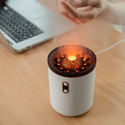 Volcanic Flame Aroma Essential Oil Diffuser USB Portable Jellyfish Home dealsniper-net Volcanic edition USB