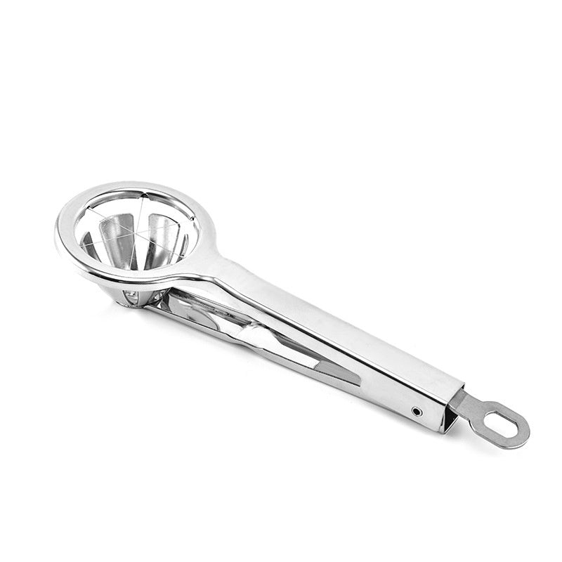 Stainless Steel Egg Cutter Hexagonal Cutting Cooked Kitchen dealsniper-net As shown