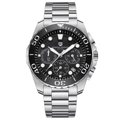 Quartz watch steel band Jewelry DealSniper.net Black