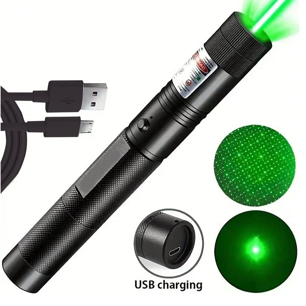 Cross-border 303 Laser Flashlight, High Power, Starry Sky Pattern Outdoor DealSniper.net