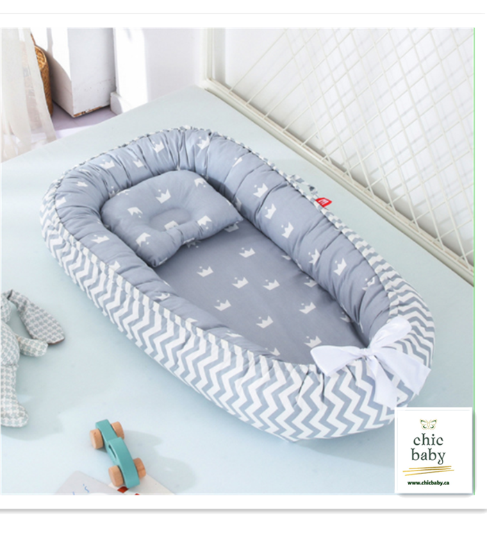 Baby Removable And Washable Bed Crib Portable Crib Travel Bed For Children Infant Kids Cotton Cradle Kids dealsniper-net M 50x85cm