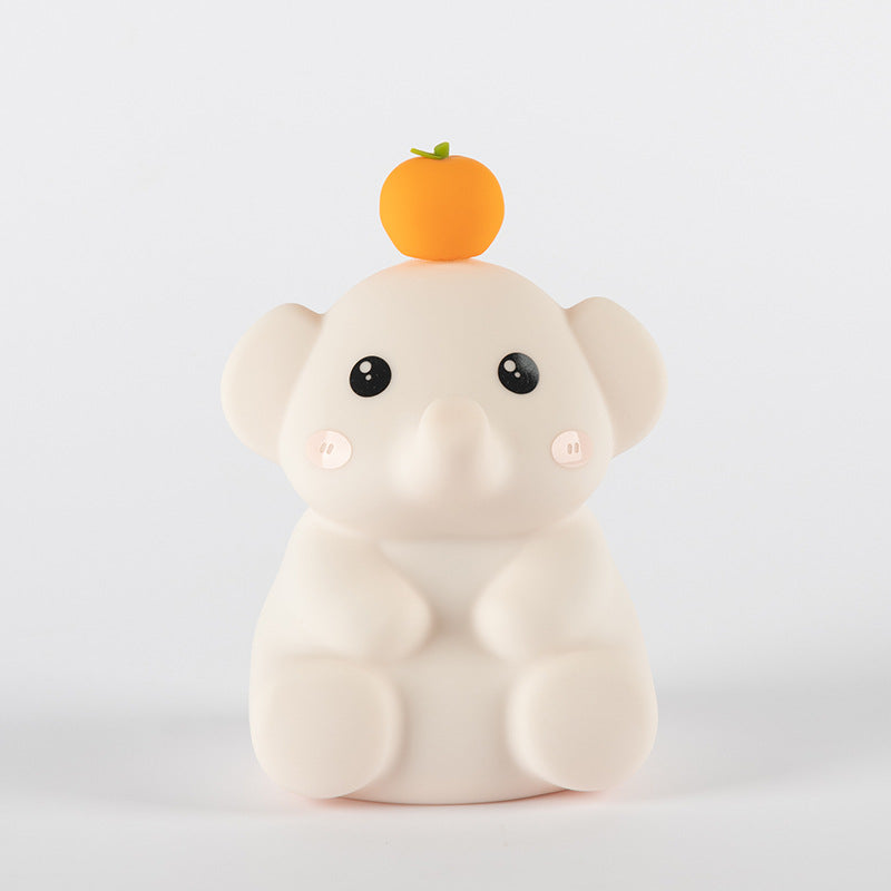 New Elephant Orange Elephant Small Night Lamp Gadgets Gym From House Pink 0.5W Chinese Version