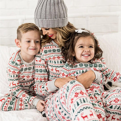 Christmas Pajamas Family Matching New Year Father Mother Kids Deals DealSniper.net