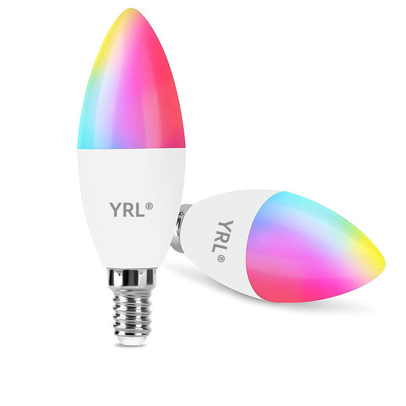 Smart WifI Led Lamp E14 RGB CW WW Led Bulb Dimmable Home Decor dealsniper-net