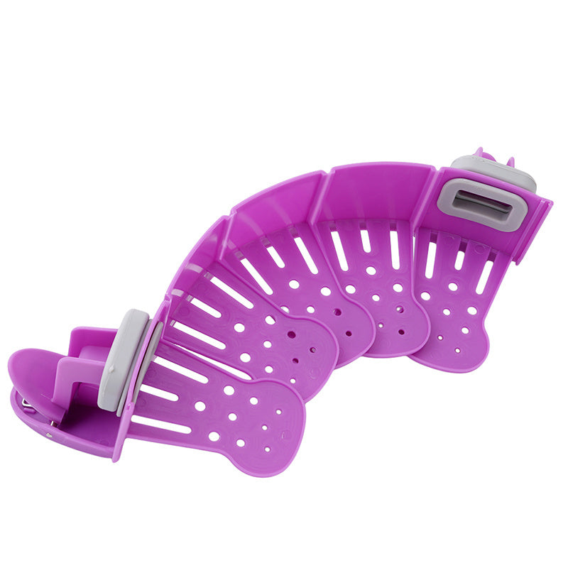 Universal Silicone Clip-on Pan Pot Strainer Anti-spill Pasta Pot Kitchen dealsniper-net Purple