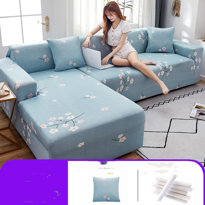 Elastic all-inclusive universal sofa cover House dealsniper-net 1 color L