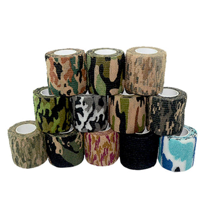 Camouflage Non-woven Elastic Bandage (Self-adhesive) Outdoor DealSniper.net Mixed style 5cm 12PCS