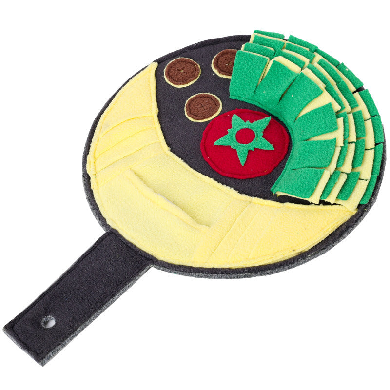 Wok Dish Puzzle Tibetan Food Dog Toy Tibetan Food Mat Pets Gym From House Green