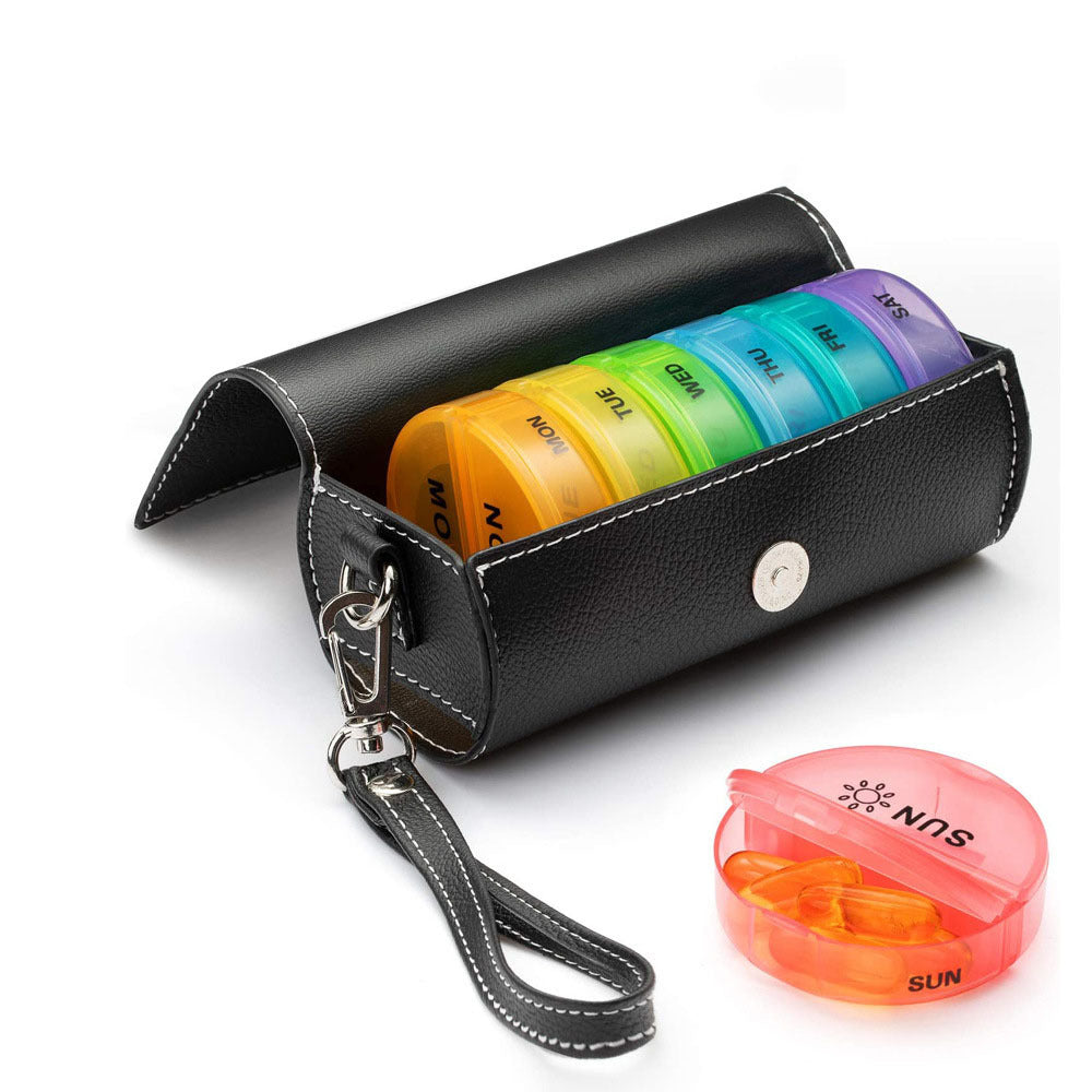 7 Days Daily Pill Box For Medicine French Holder Drug Case Health DealSniper.net Black