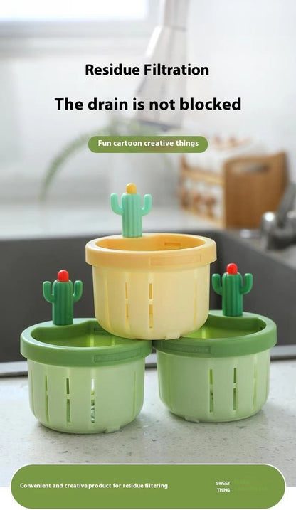 Cactus Sink Drain Strainer Press Automatic Dumping Basket House Gym From House