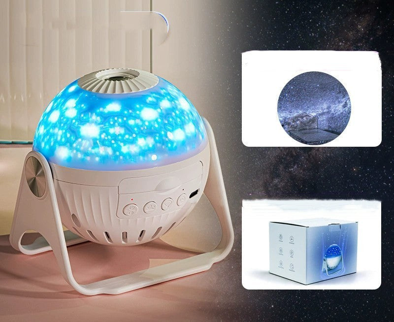Galaxy Projector Starry Sky Projection Bedroom Bedside Decoration Night Light Home Decor DealSniper.net A USB