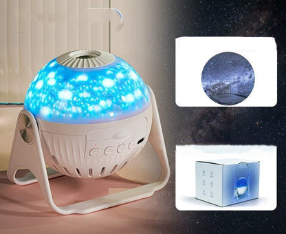 Galaxy Projector Starry Sky Projection Bedroom Bedside Decoration Night Light Home Decor DealSniper.net A USB
