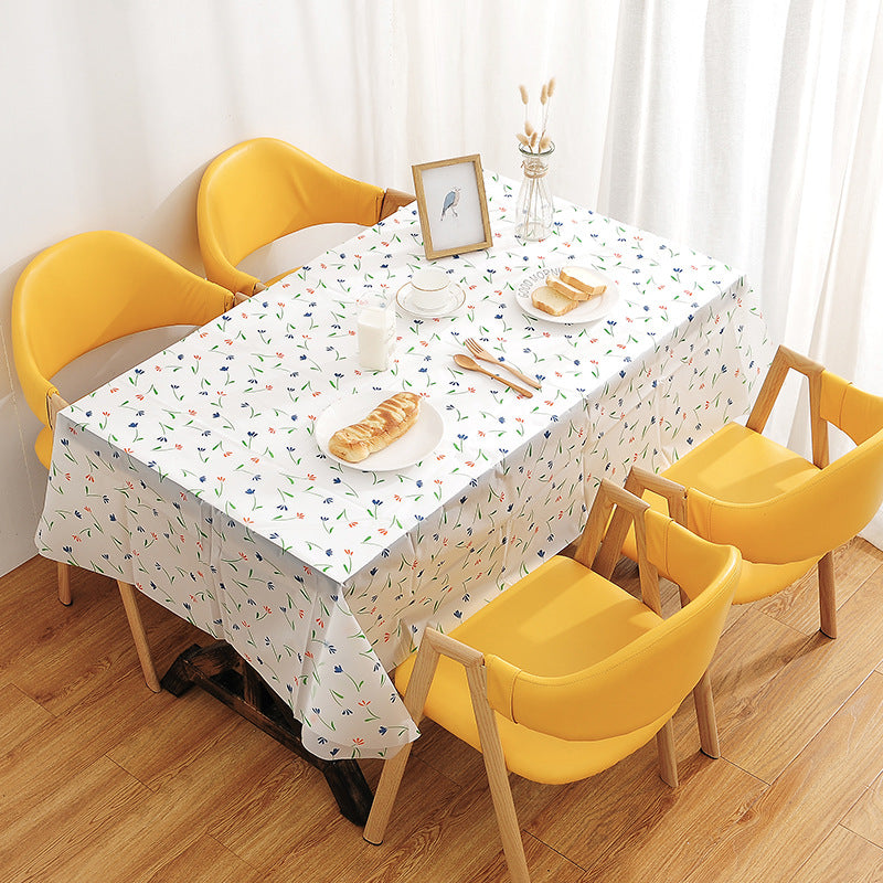 Pastoral waterproof and oil-proof table cloth disposable Home dealsniper-net