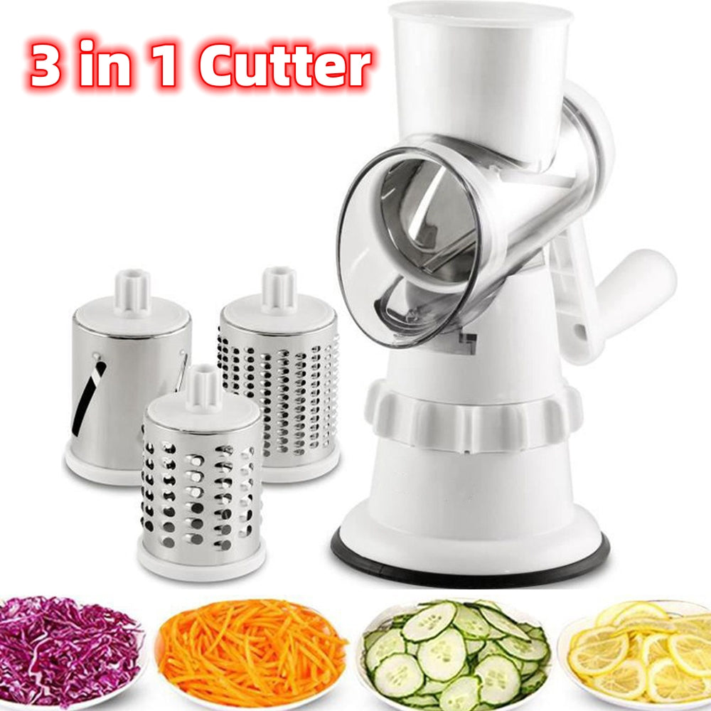 3 In 1 Vegetable Slicer Manual Kitchen Accessories