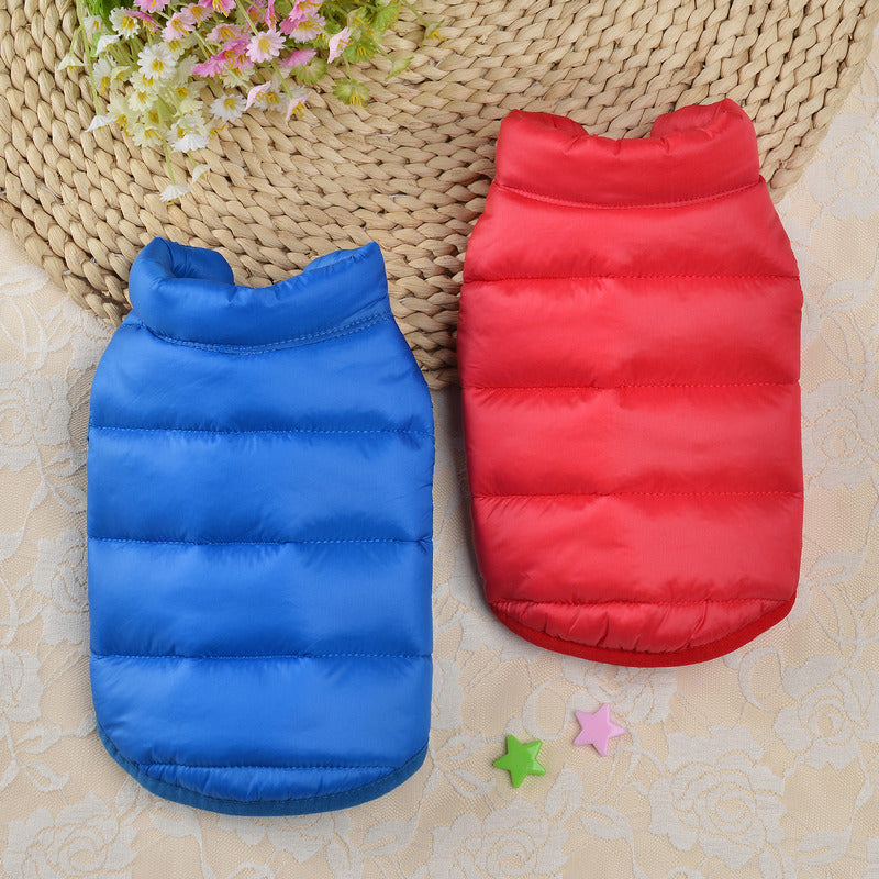 Small Dog Teddy Autumn Autumn Winter Cat Thermal Padded Coat Deals DealSniper.net