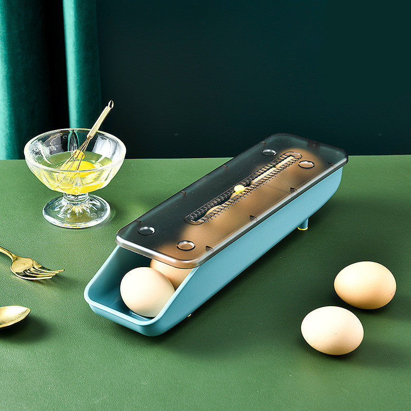 Kitchen Pull-out Portable Creative Egg Storage Box Kitchen dealsniper-net Blue