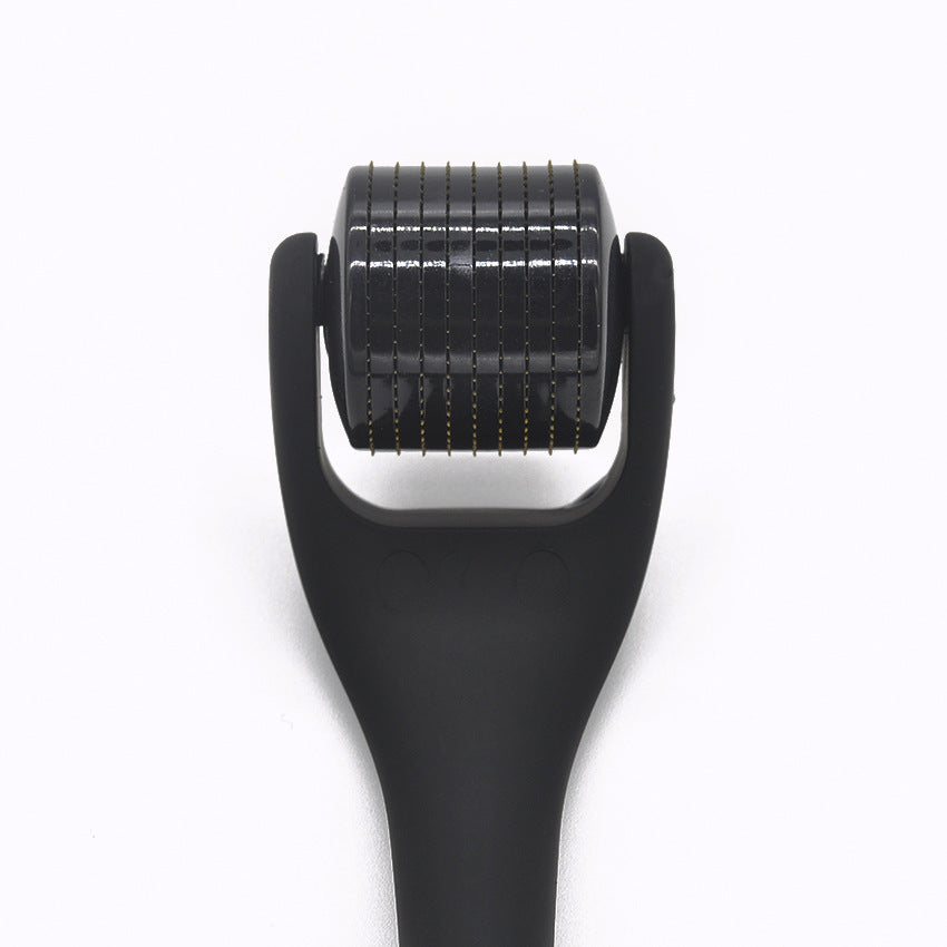 Beard Roller Microneedle Frosted Black Titanium Alloy Needle Men dealsniper-net