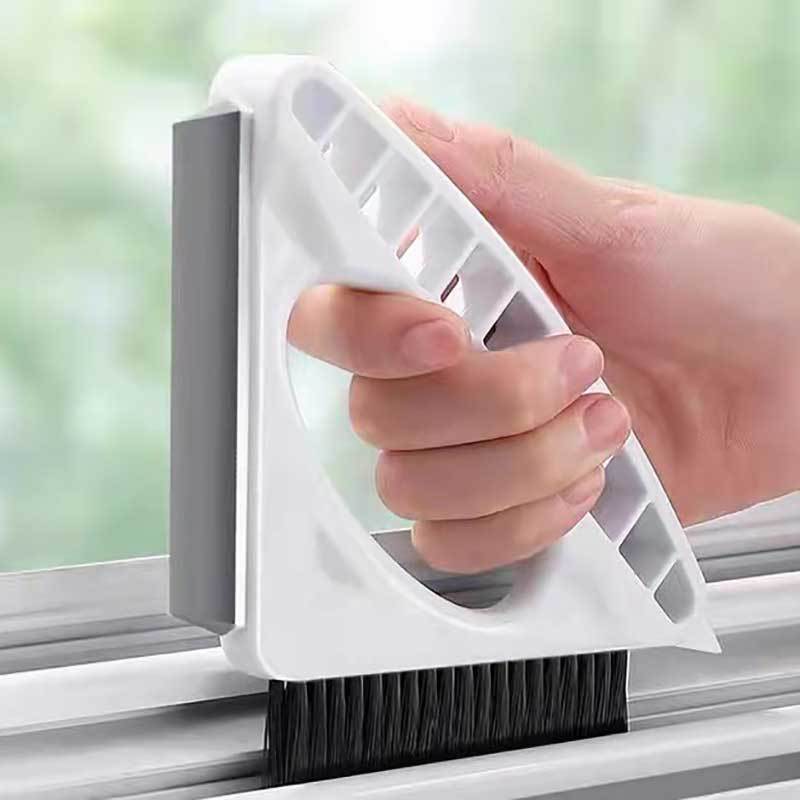 Multifunctional Cleaning Brush Glass Scraper Window Sill Gap Track Home dealsniper-net