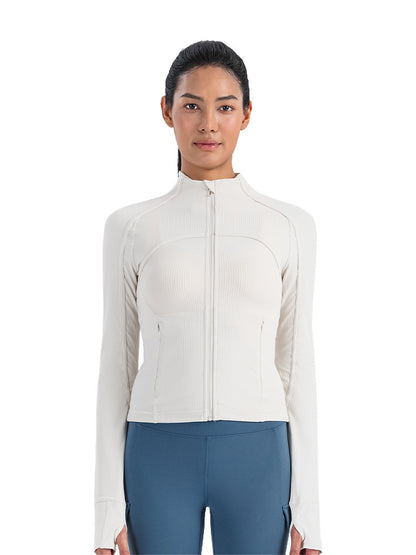 Women's Half Turtleneck Sports Fitness Jacket Women dealsniper-net