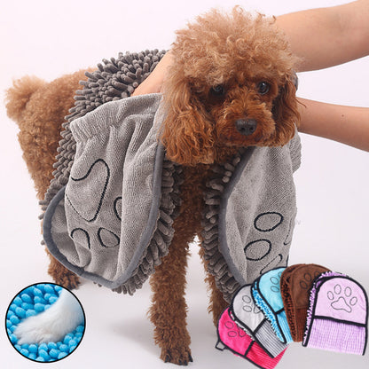 Dogs Cats Towels Super Absorbent Dog Bathrobe Microfiber Bath Towels Quick-Drying Cat Bath Towel For Pets Towel Dog Towels Pet Products Pets dealsniper-net