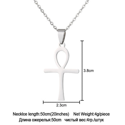 Stainless Steel Cross Necklace Jewelry Fashion Jewelry Gym From House