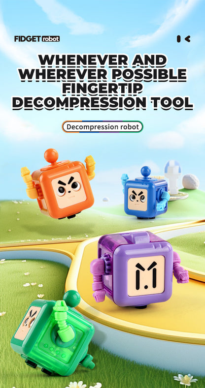 Pressure Reduction Toy Robot Compressed Decompression Toy Kids dealsniper-net