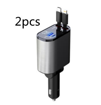 Metal Car Charger 100W Super Fast Charging Car Cigarette Vehicle DealSniper.net