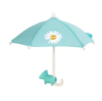 Cute Mini Phone Tinted Shade Cover Sunshade Gadgets Gym From House Light Aqua Blue Little Daisy