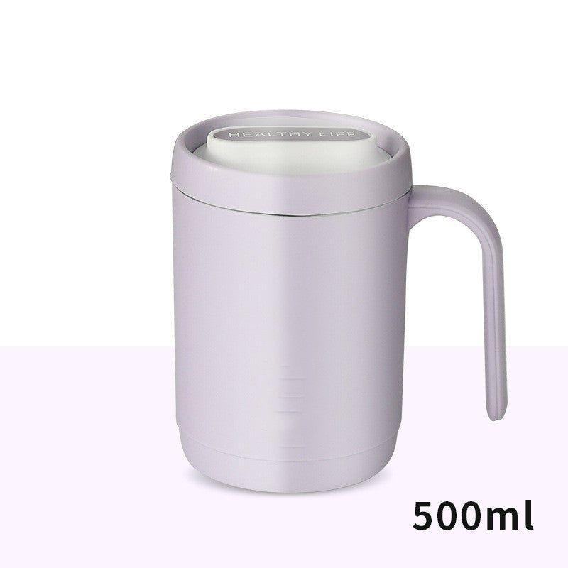 Stainless Steel Mug Creative Office Home dealsniper-net Purple Single cup 304inner liner