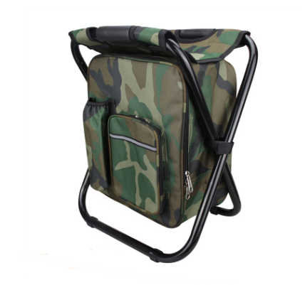 Multifunction Outdoor Folding Chair Ice Cooler Picnic Bags Camping Outdoor dealsniper-net Camouflage 1style