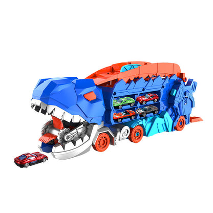 Tyrannosaurus Dinosaur Deformation Track Gliding Car Kids dealsniper-net