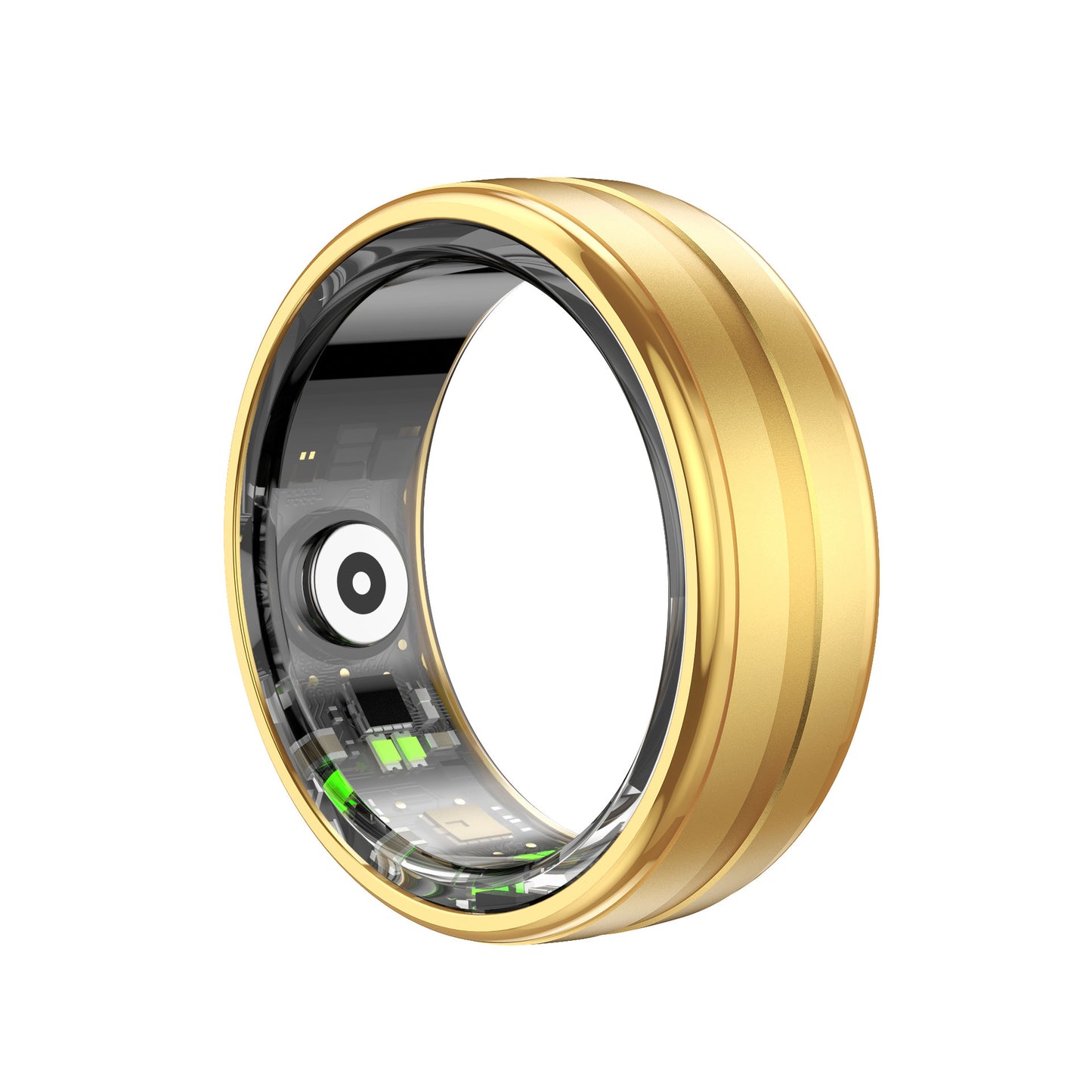 Heart Rate Blood Oxygen Sleep Monitoring Smart Ring Jewelry dealsniper-net Golden 10