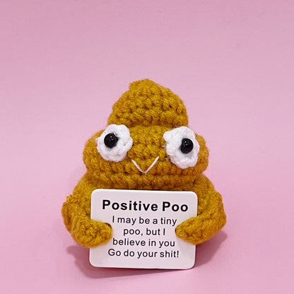 New Cute Positive Energy Pickle Doll Knitting