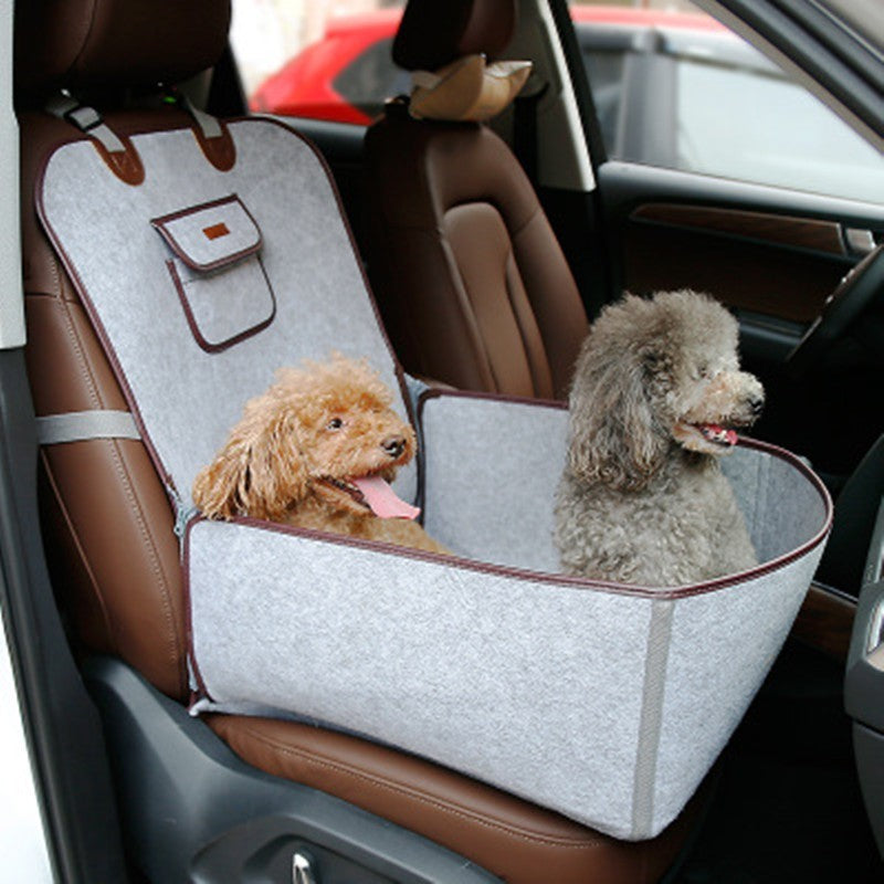 Retro Dual-purpose Pet Car Mat Front Seat Cushion Pets dealsniper-net