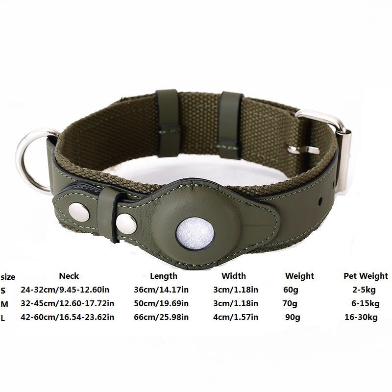 Tracking Airtag Dog Collar Pet Leash Leash Pets Gym From House