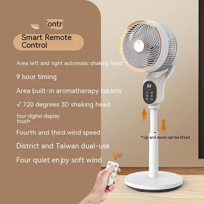 Air Circulator Household Fan Student Dormitory Fan House DealSniper.net Lifting Remote Control Type
